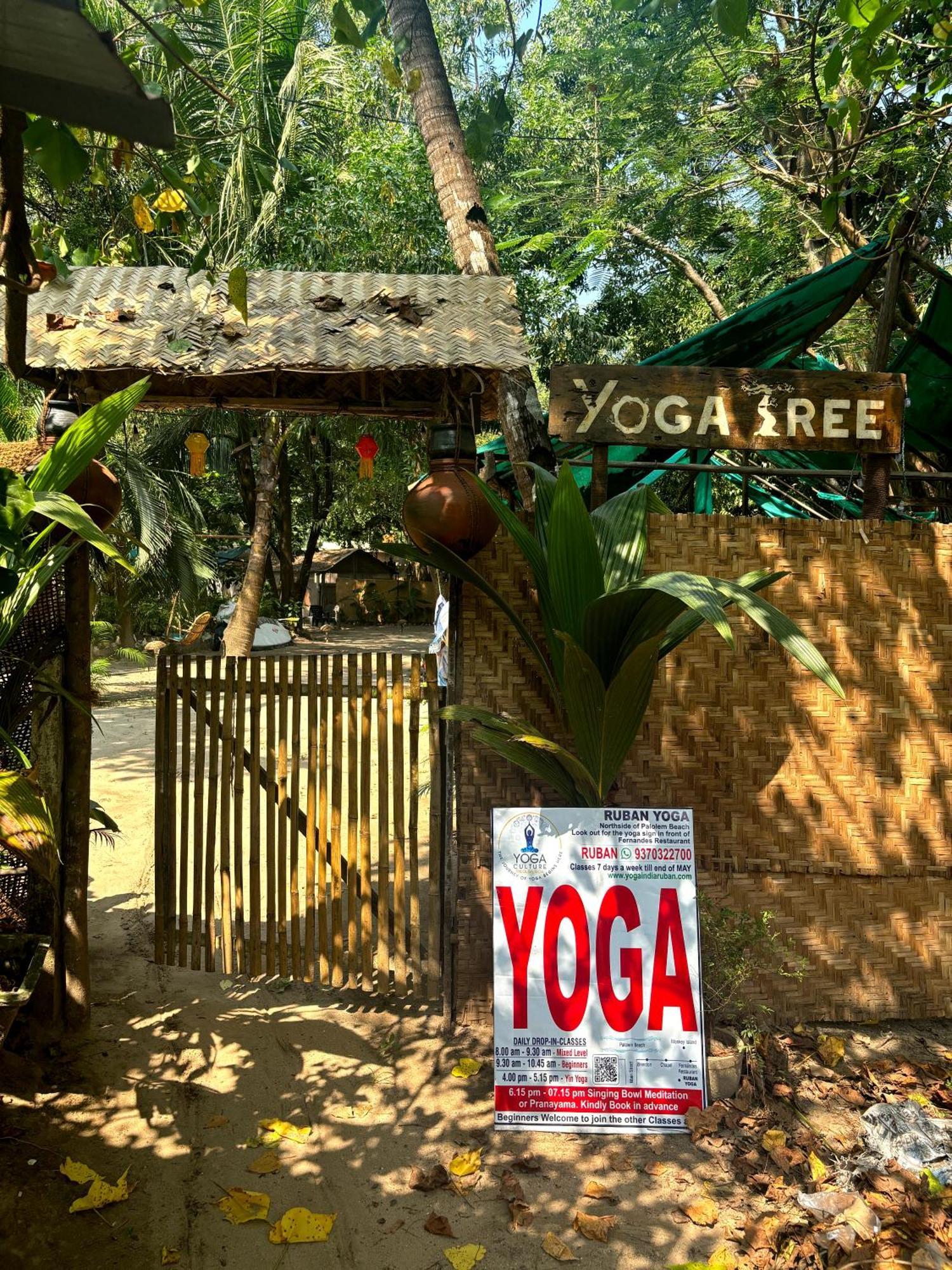 Ruban Yoga Hotel Palolem Eksteriør billede